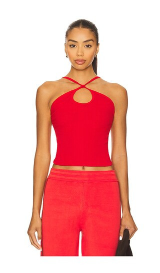 Nagnata Surya Wool Tank Top in Red. - size M | Revolve Clothing (Global)
