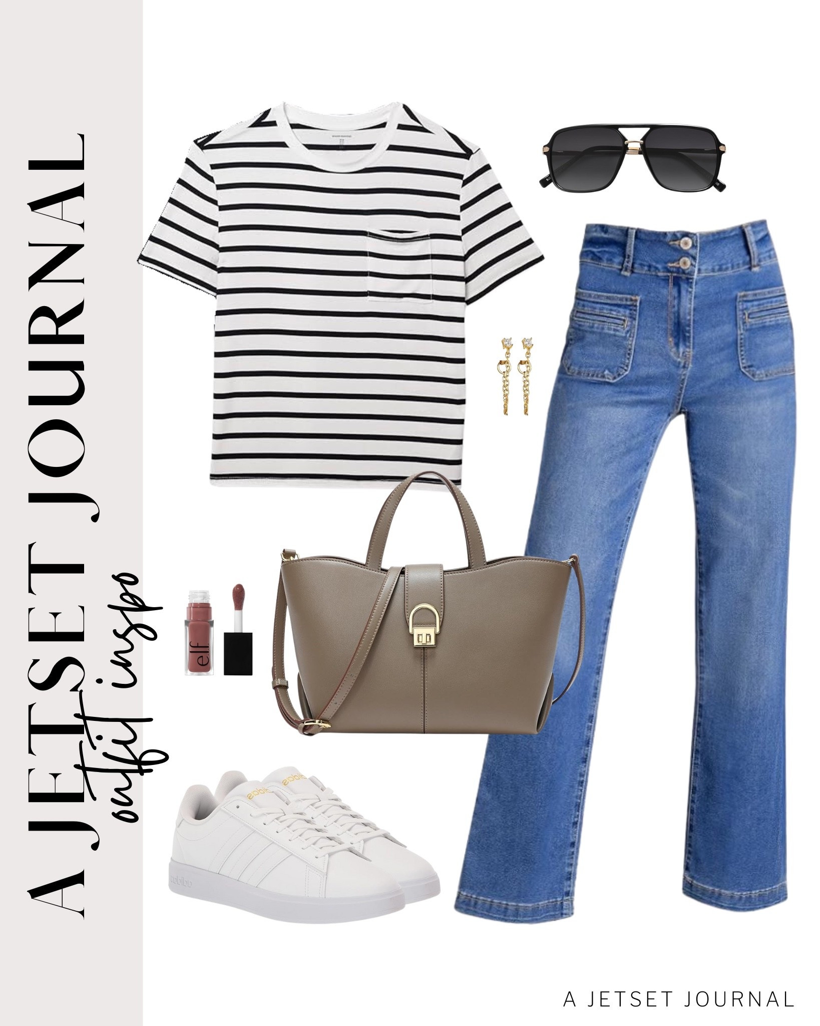 Here's a basic t shirt you can pair with wide leg jeans and a cute handbag for an everyday look!
platform sneakers, elf lip oil, beauty finds, stylish sunglases, amazon fashion, summer style, trendy look, viral fashion, gold earrings, everyday look, affordable style, amazon favorite, top picks, best seller, summer fashion

#LTKStyleTip #LTKU #LTKSeasonal