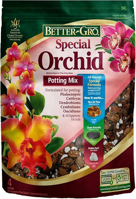 Better-Gro Special Orchid Mix - Premium Grade Orchid Bark Potting Mix for Potting, Repotting, Enh... | Amazon (US)