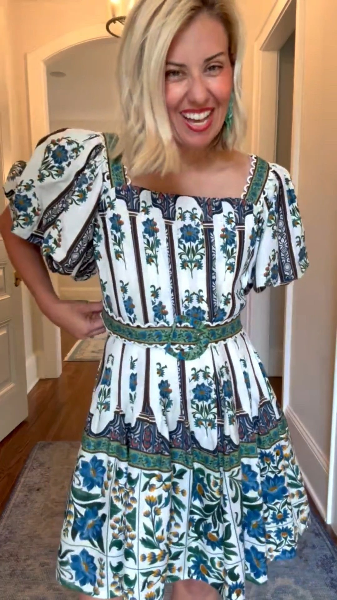 I’m a sucker for this print! The square neck, trim & silhouette are so good. This is a such a flattering dress. I’m in xs and 8 heel. 

*Use my code CATHERINE20 for 20% off Orders of $100+ at Anthropologie

#anthropartner
@anthropologie

#LTKdayinmylife #LTKootd #LTKmomlife
