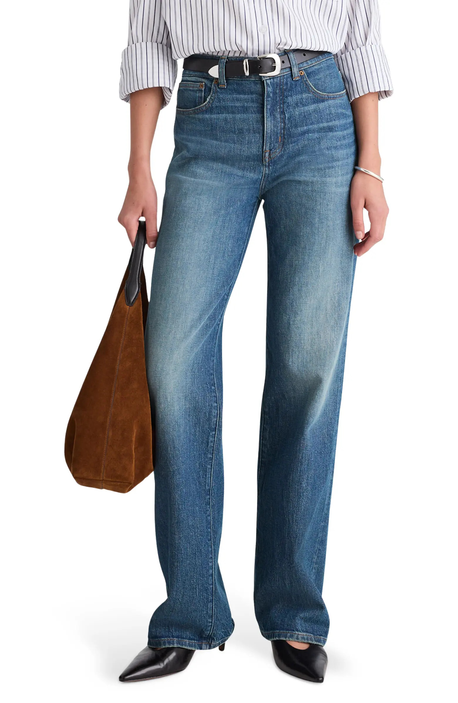 Madewell The Perfect Wide Leg Jeans | Nordstrom | Nordstrom