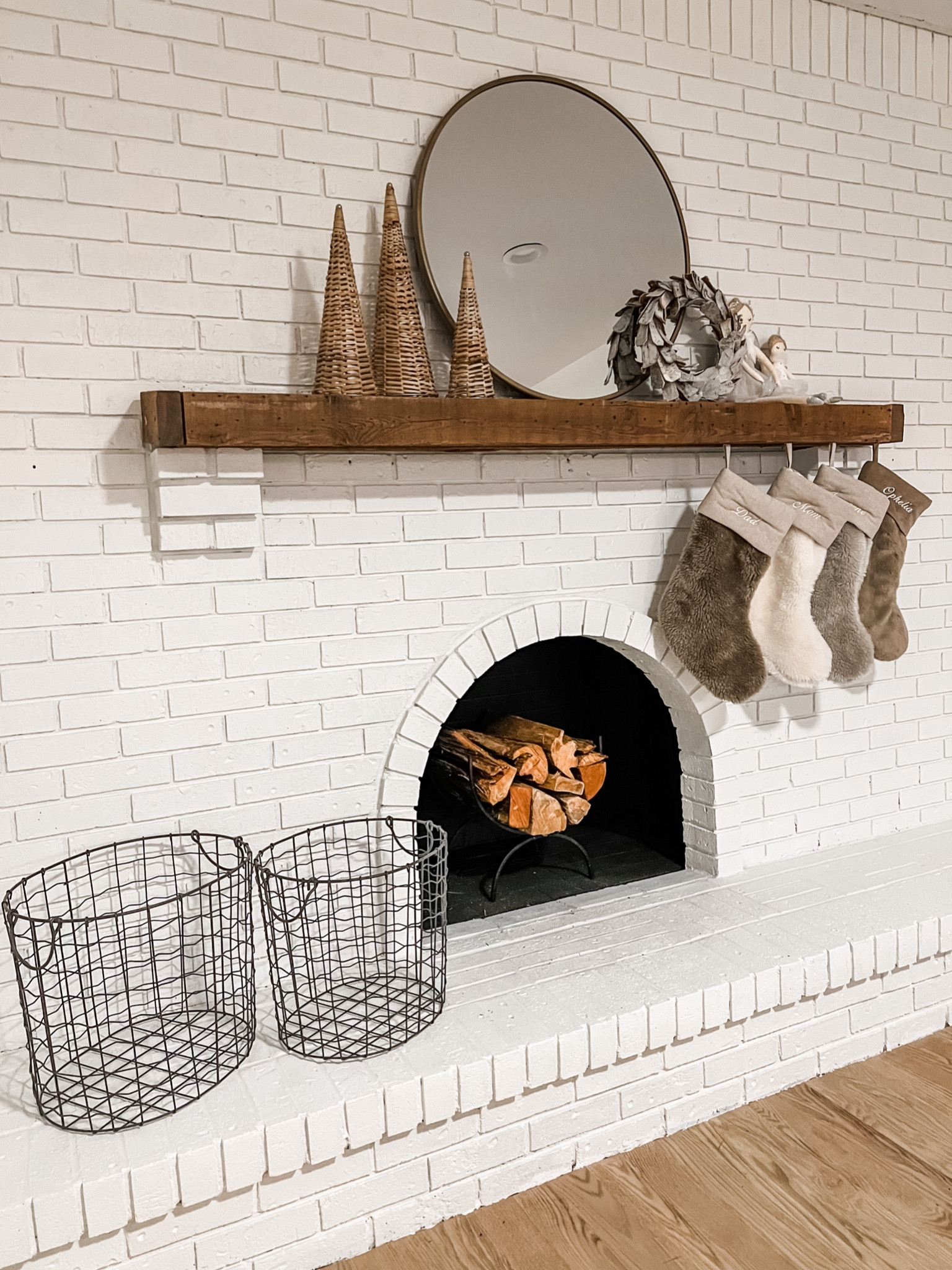 Christmas stockings. Christmas mantle. Neutral Christmas decor. 

#LTKCyberWeek #LTKHoliday #LTKhome