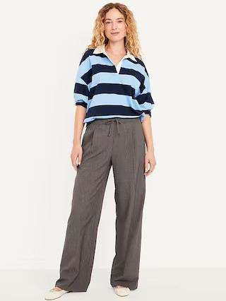 High-Waisted Billie Wide-Leg Trouser | Old Navy (US)