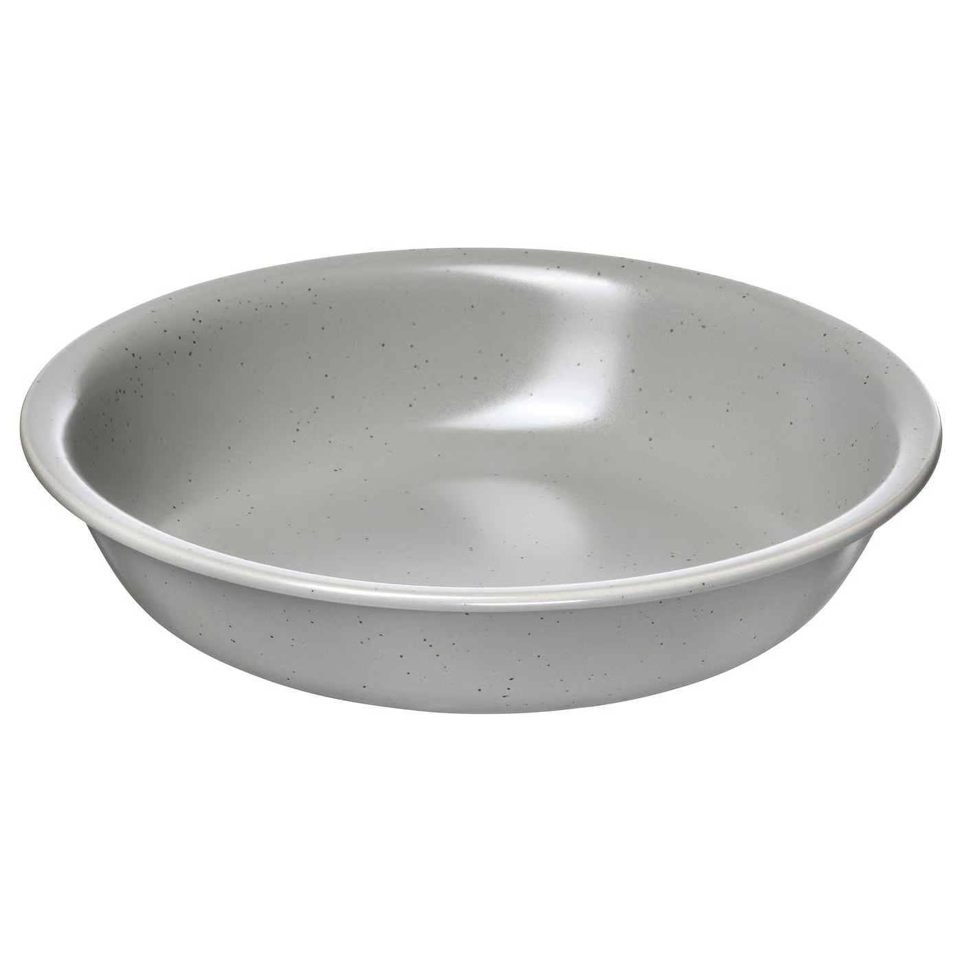 DAGGASTER Deep plate/bowl, dotted/gray, 7 ½ " | IKEA US