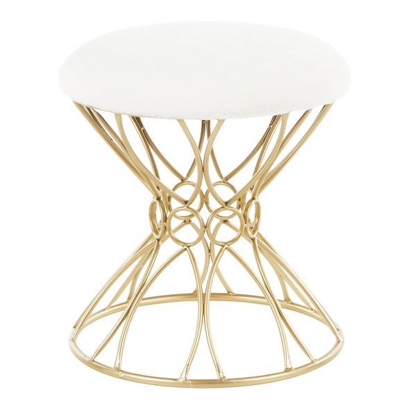 Jasmine Contemporary Vanity Stool - LumiSource | Target