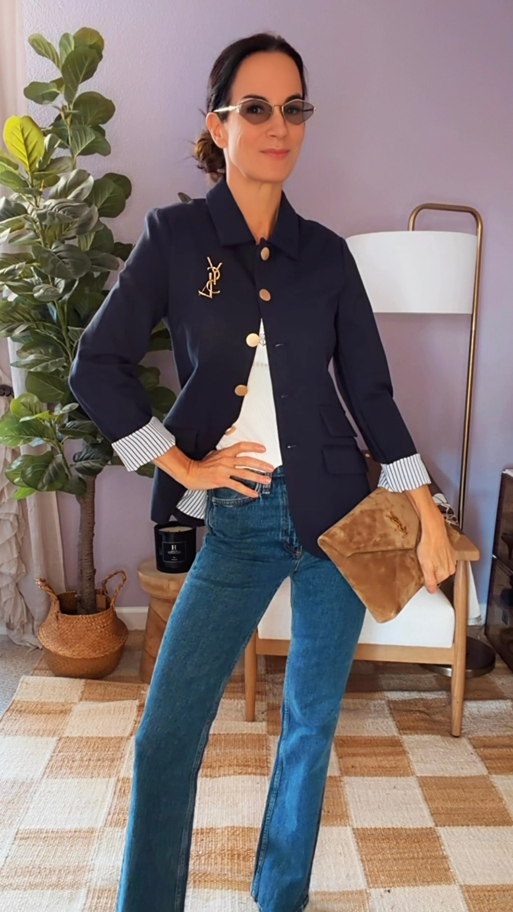 Proof that a capsule wardrobe works harder than trends ever will.

Perfectly structured denim.
A basic-but-designer tank.
A blazer that pulls it all together.

Less pieces. Better outfits.
That’s the power of getting dressed with intention.

Wearing 24 denim, XS blazer and tank 

#CapsuleWardrobe
#ElevatedBasics
#DenimStyle
#EffortlessChic
#NicoleColeeStyle



#LTKootd #LTKdayinmylife #LTKgrwm