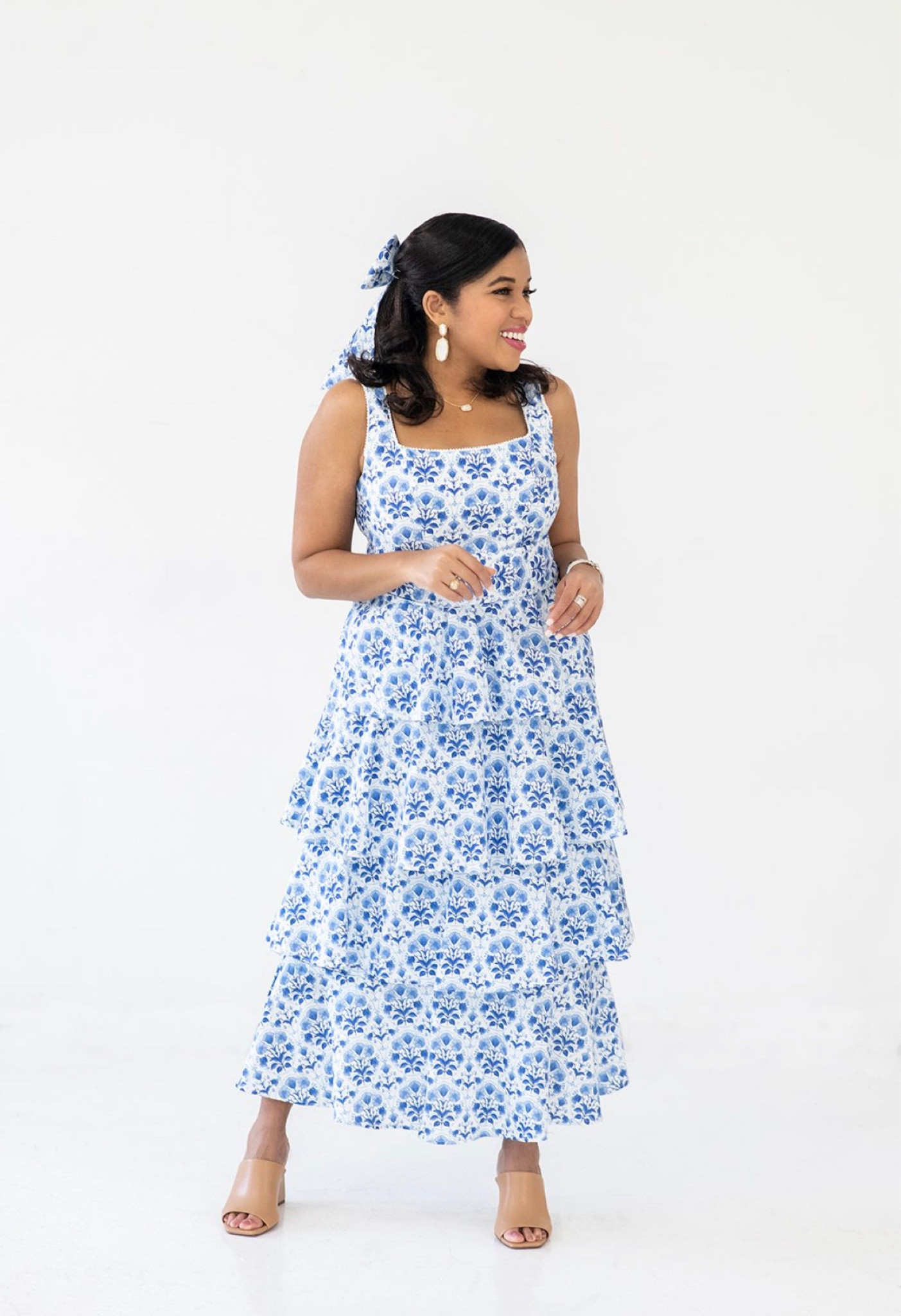 A sweet wedding guest dress or bridal shower option that comes with a matching bow. 

#LTKstyletip #LTKwedding #LTKunder50