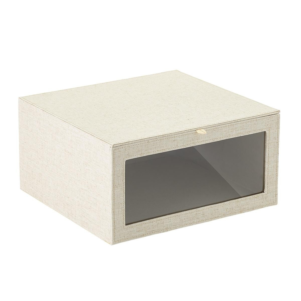 Cambridge Drop-Front Sweater Box Linen | The Container Store