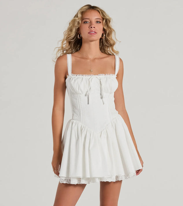 So Darling Woven Drop-Waist Skater Dress | Windsor Stores