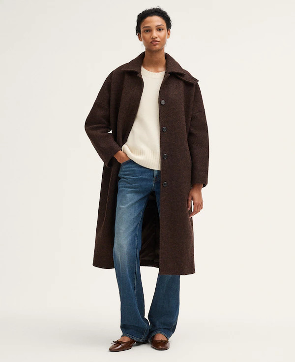 The Simone Cocoon Coat | Madewell