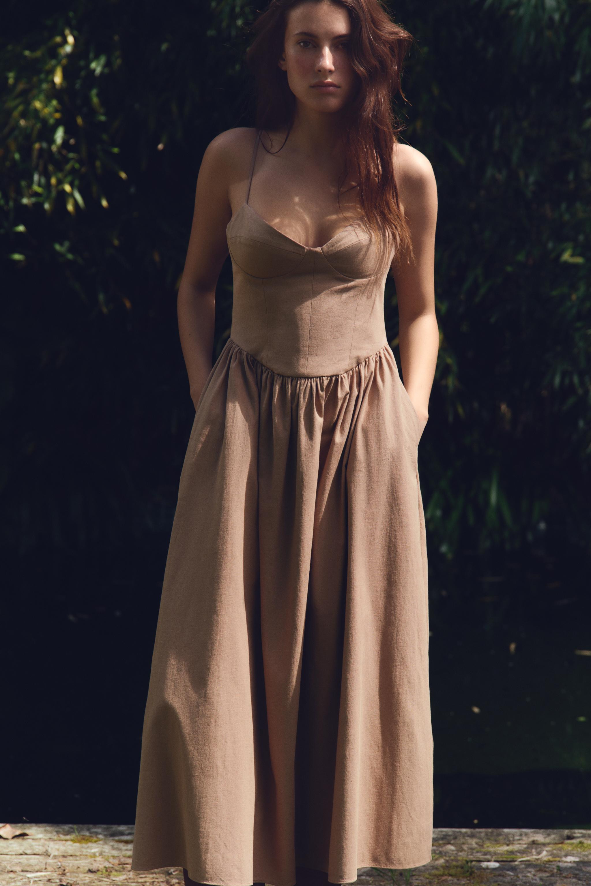 STRAPPY MIDI DRESS | Zara UK