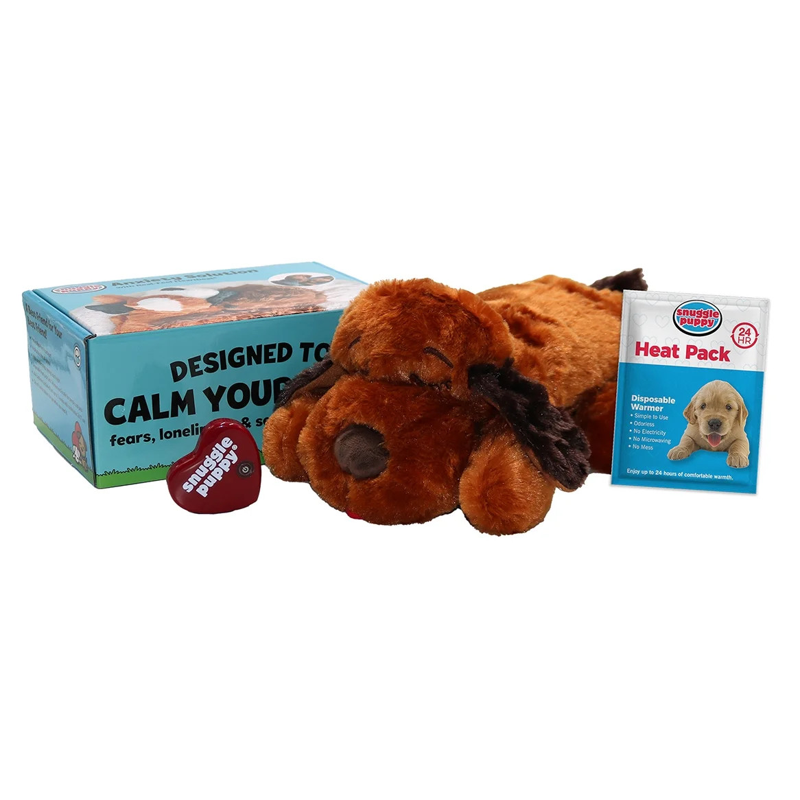 Original Snuggle Puppy Heartbeat Stuffed Toy for Dogs. Pet Anxiety Relief and Calming Aid, Comfor... | Walmart (US)