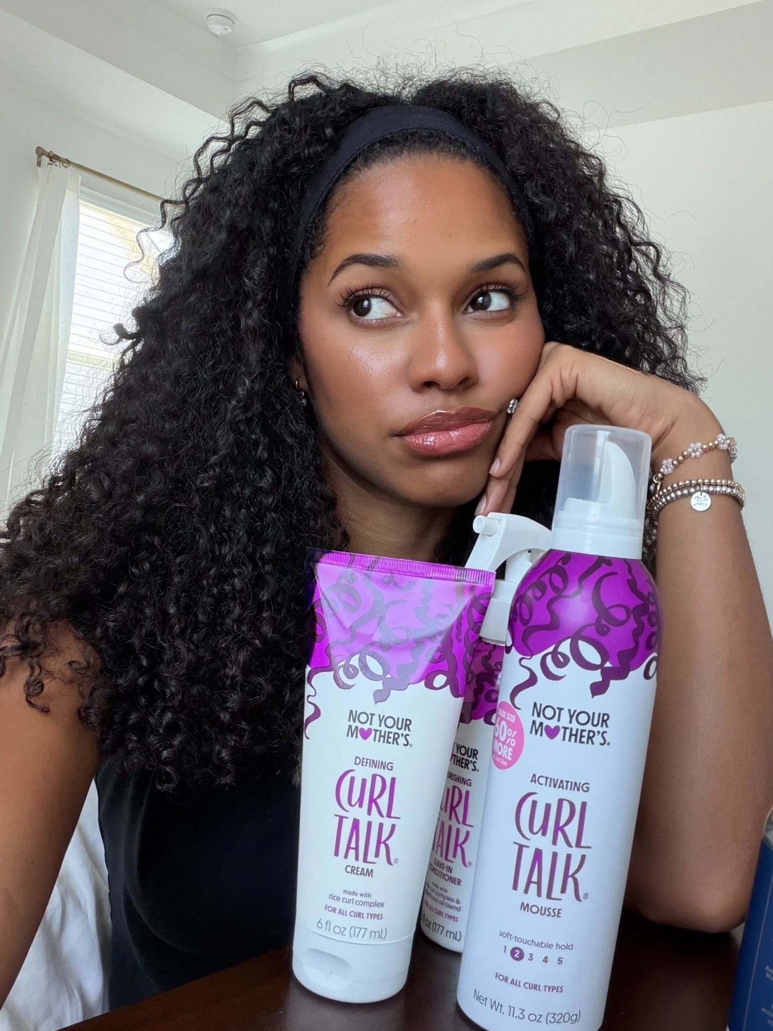 Big curls thanks to Not Your Mothers Curl Talk Line!!! #NYMPartner #TargetPartner #ad