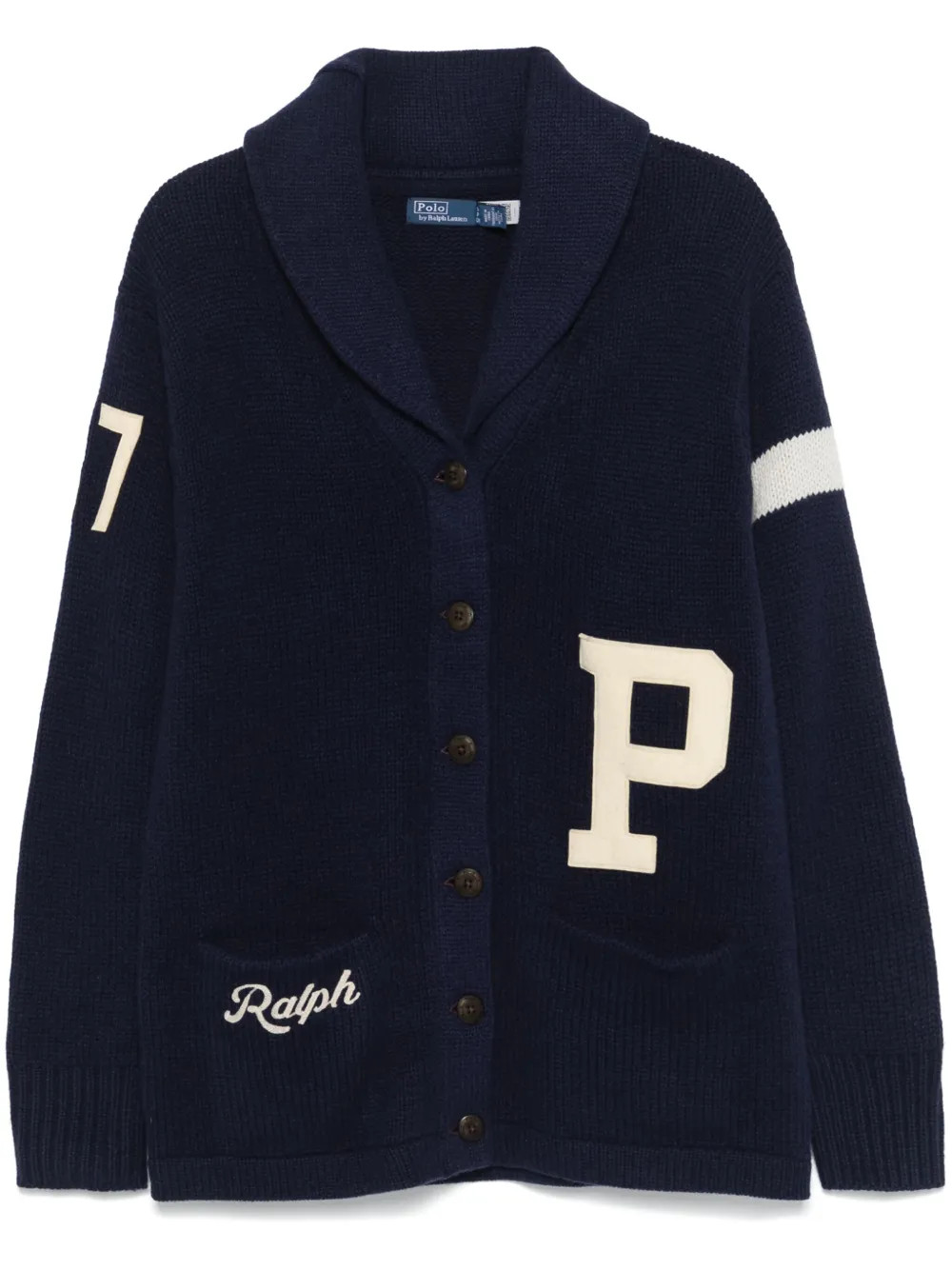 shawl collar cardigan | Farfetch Global