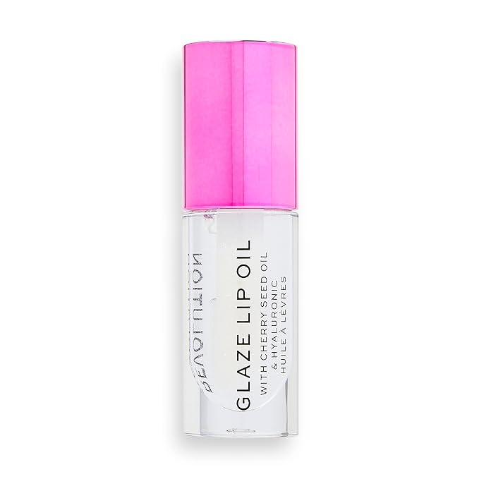 Revolution Beauty London, Glaze Lip Oil, Hydrating & Nourishing Formula, Infused with Vitamin E &... | Amazon (US)