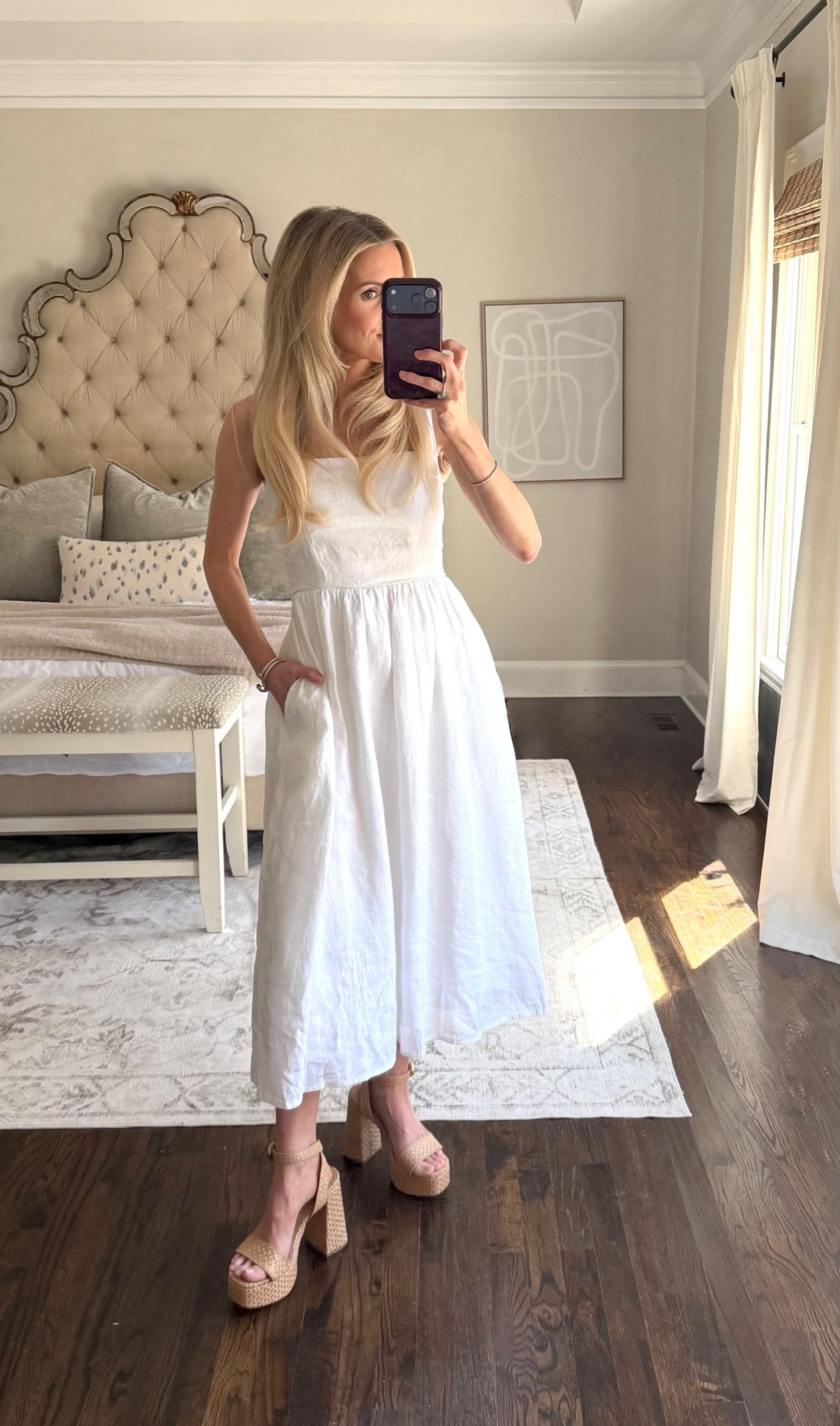 These 100% European linen dresses from @quince are simple, breathable, and so easy to style a million different ways! The kind of staples that carry you through the whole season. I am wearing an XS, and they all run TTS.
#QuincePartner


#LTKPetite #LTKdayinmylife #LTKootd