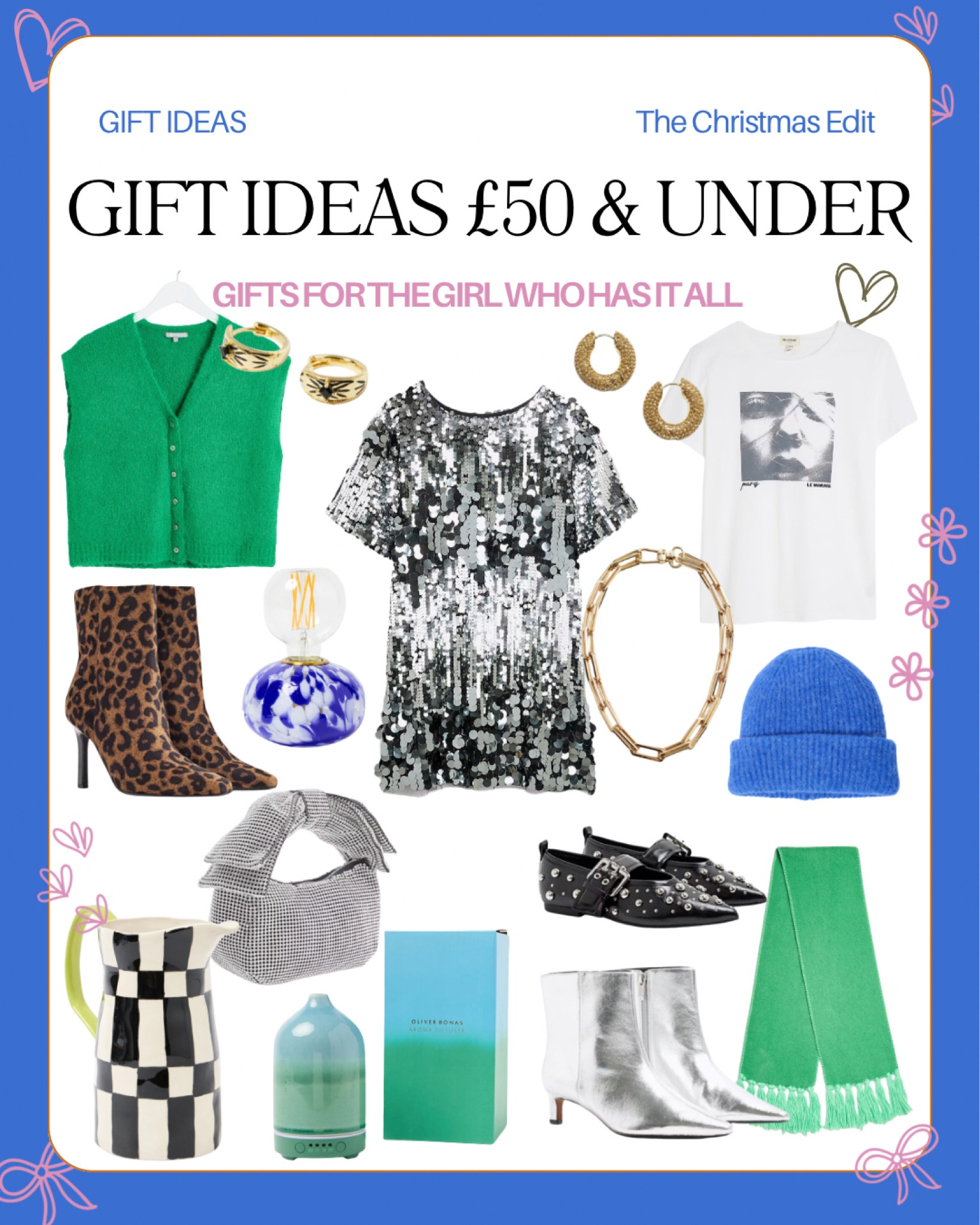 Gift ideas £50 and under. For the girl who has everything! 

#LTKCyberWeek #LTKgiftguide #LTKuk