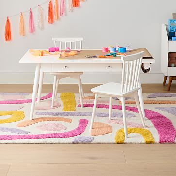 Modern Shapes Easy Care Shag Rug | West Elm (US)