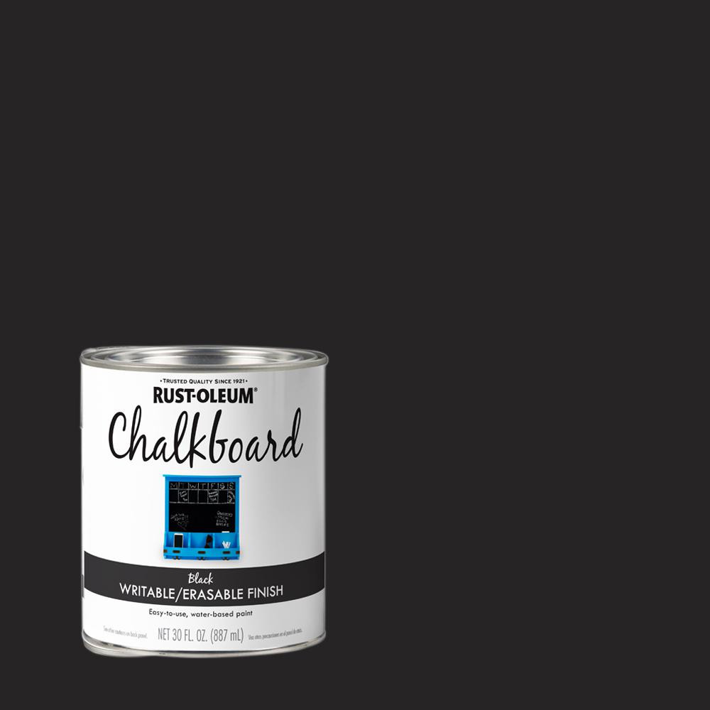 30 oz. Black Chalkboard Paint | The Home Depot