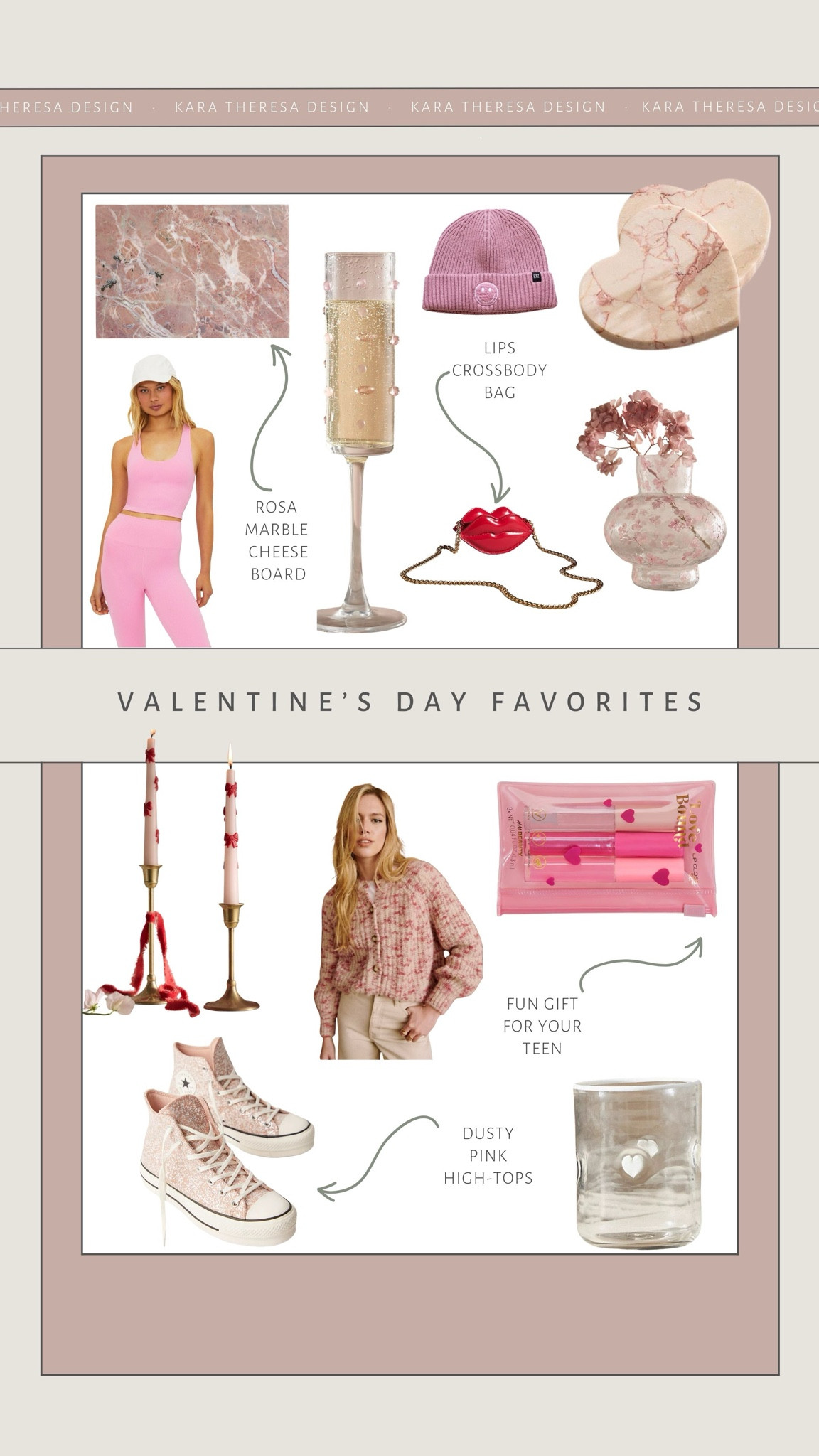valentines’s day favorites // #designbykaratheresa 

blush smiley beanie, Chuck Taylor All Star Lift Shinefetti Sneakers, 3-PACK LIP GLOSSES, marble heart coasters, beach riot, marble cheese board, pink confetti flutes, icon juice glass, Emile cardigan sezane, bow taper candles, pressed floral footed vase, lips mini crossbody bag

#LTKFindsUnder50 #LTKHome #LTKGiftGuide