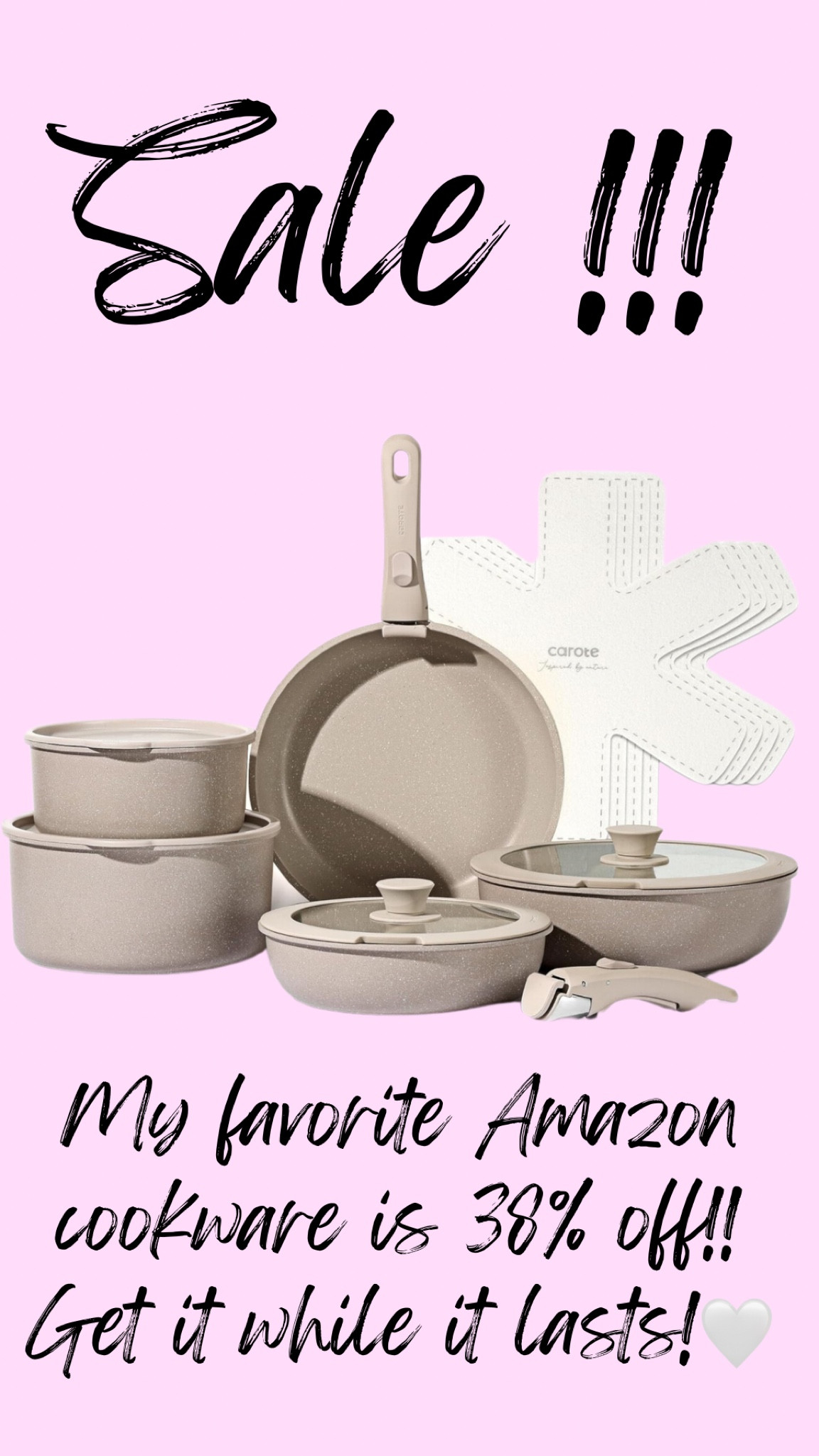 Amazon sale on cookware!

#LTKHome #LTKFindsUnder100 #LTKSaleAlert