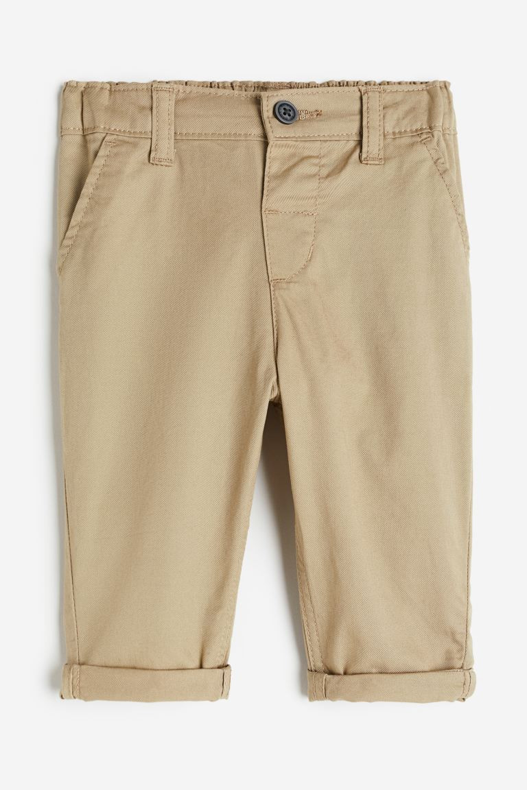 Cotton Chinos - Beige - Kids | H&M US | H&M (US + CA)