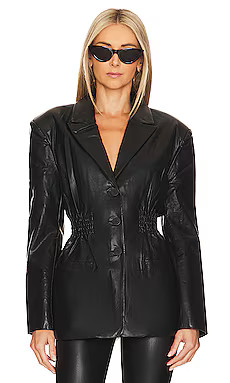 Frida Faux Leather Blazer
                    
                    Steve Madden | Revolve Clothing (Global)