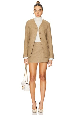 ASTR the Label Bellmere Jacket in Camel from Revolve.com | Revolve Clothing (Global)