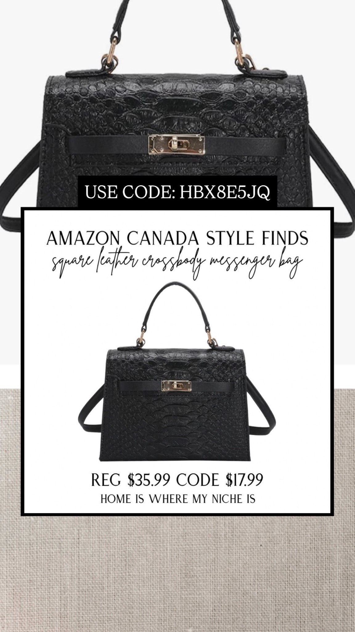 S T Y L E / this square leather crossbody messenger bag is such a great deal 

Amazon Canada 

#LTKcanada #LTKsale #LTKbag