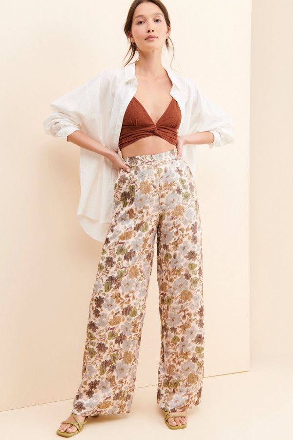 Floral Wide Pants | Nuuly