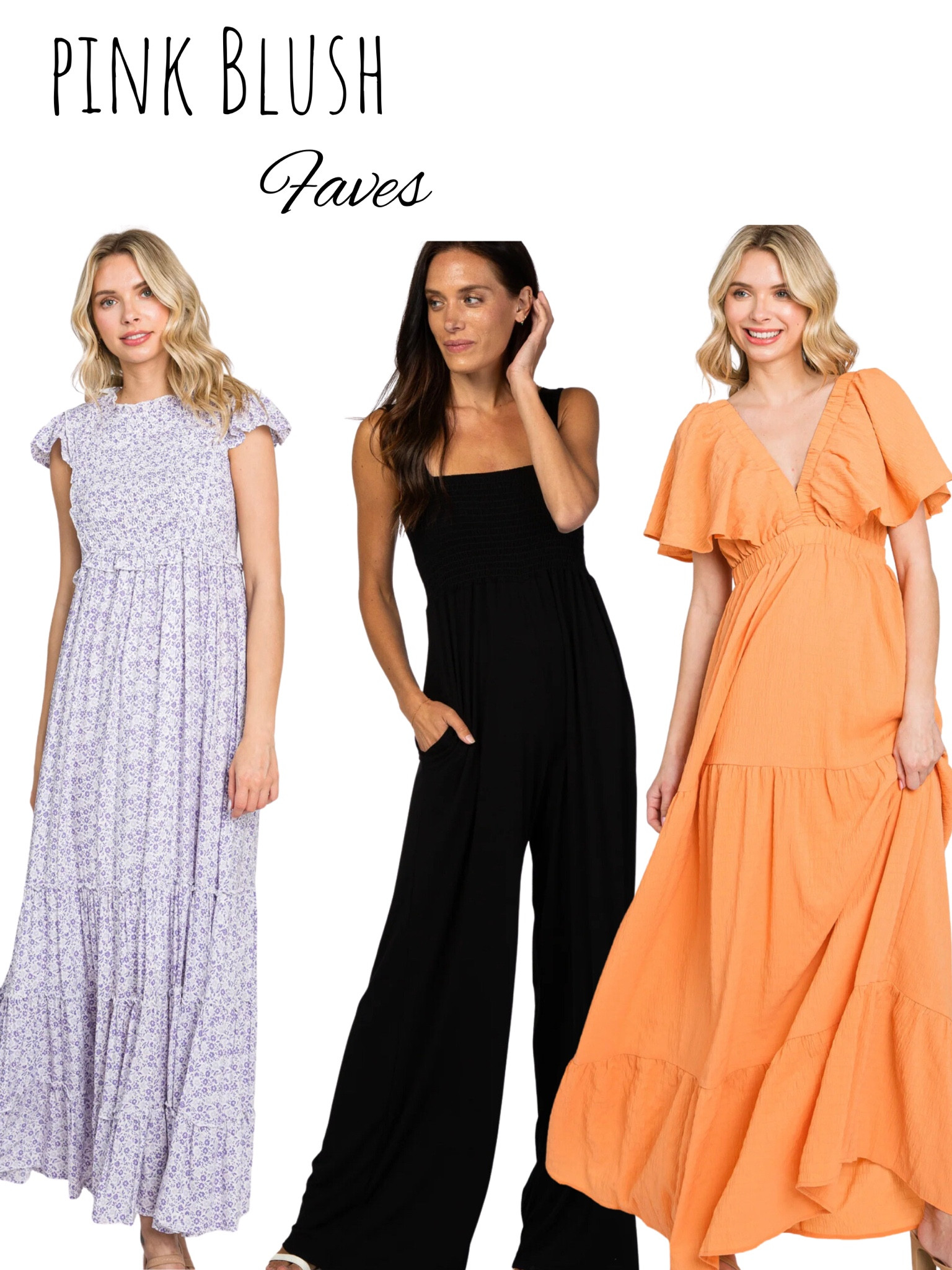 Spring dresses. Pink Blush favorites. Dresses. Fashion finds. 

#LTKSeasonal #LTKstyletip #LTKFind