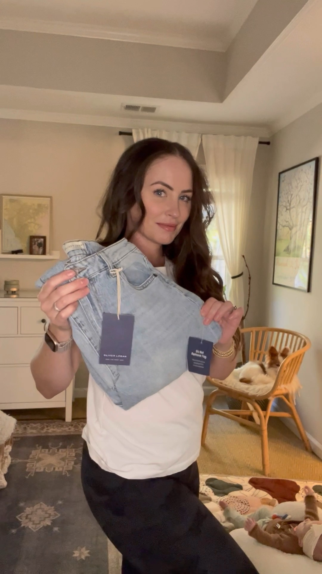 Best postnatal advice I’ve ever gotten- “Buy the damn jeans!!!” 💪🏼

These #OliverLogan Jeans have my heart. So comfy and versatile. 

Thankful to stop stressing about fitting into my usual jeans while my body is being superhuman and holding onto what it needs so I can support my postpartum healing and the ability to keep feeding my daughter (thank you bodyyyy!!!!). Got the vintage worn a size up and light indigo worn wash two sizes up from my normal size and love them both! 

Don’t sleep on this basic white t either 😯🔥💁🏻‍♀️. One of my top fav Amazon style finds ever! 
•
#LTKMama #LTKFashion #LTKPostpartum #PostpartumFashion #Postpartum #JeanLove #ThankYouBody 

#LTKStyleTip #LTKFitness #LTKFamily