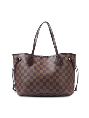Neverfull Cherry PM Damier Ebene Canvas Tote | Saks Fifth Avenue OFF 5TH
