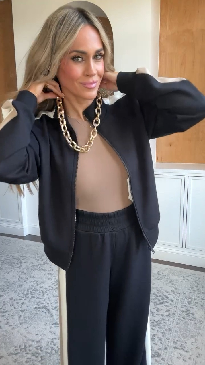 Elevated loungewear set that is perfect for travel! Pants come in length options and love the full zipper jacket. Makes the perfect travel outfit or everyday elevated casual outfit

#traveloutfits #airportoutfit

#LTKootd #LTKgrwm #LTKdayinmylife