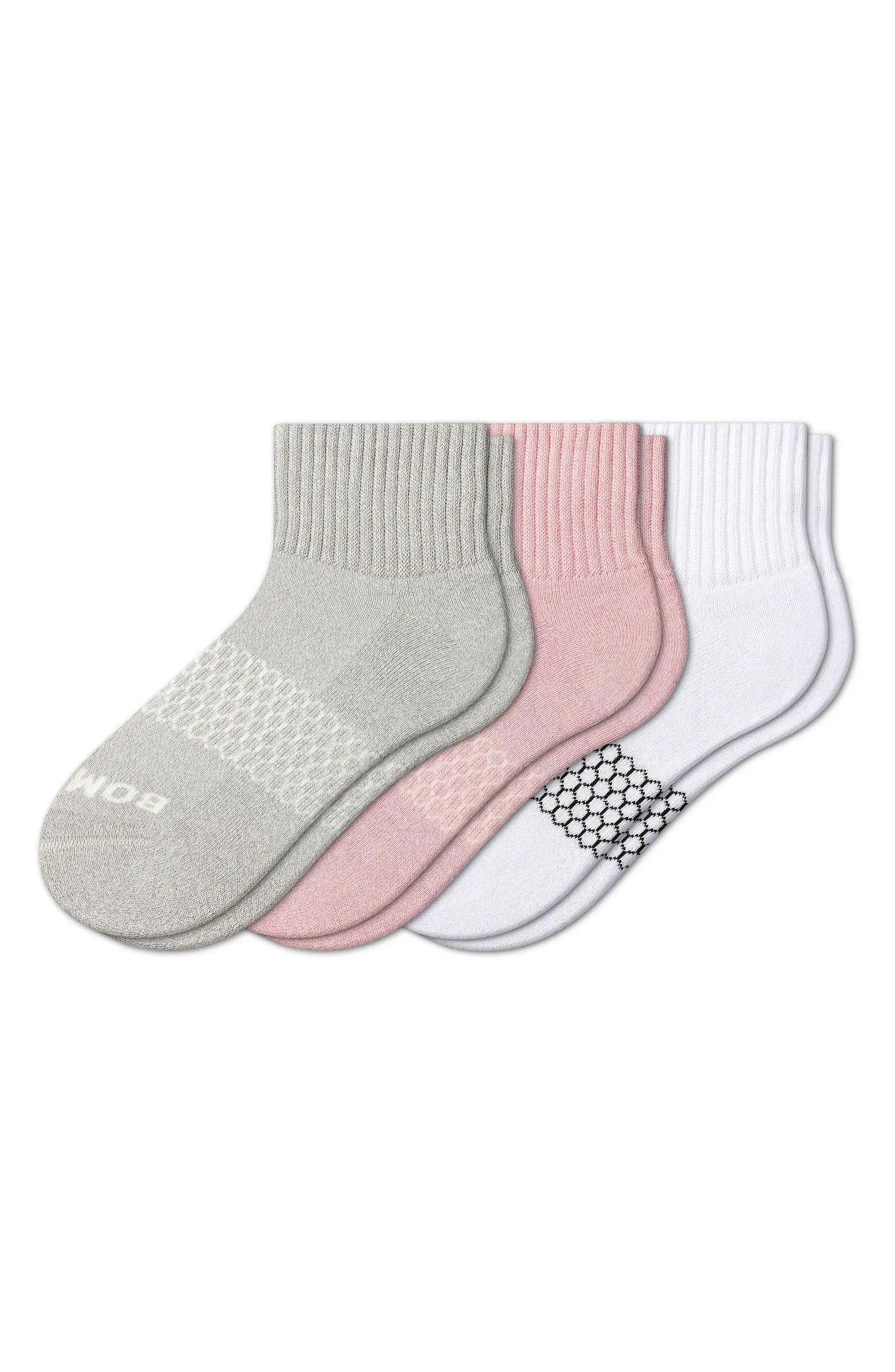 Assorted 3-Pack Quarter Crew Socks | Nordstrom