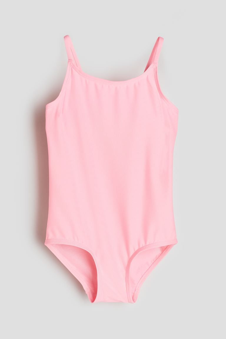 Patterned Swimsuit - Sleeveless - Pink - Kids | H&M US | H&M (US + CA)