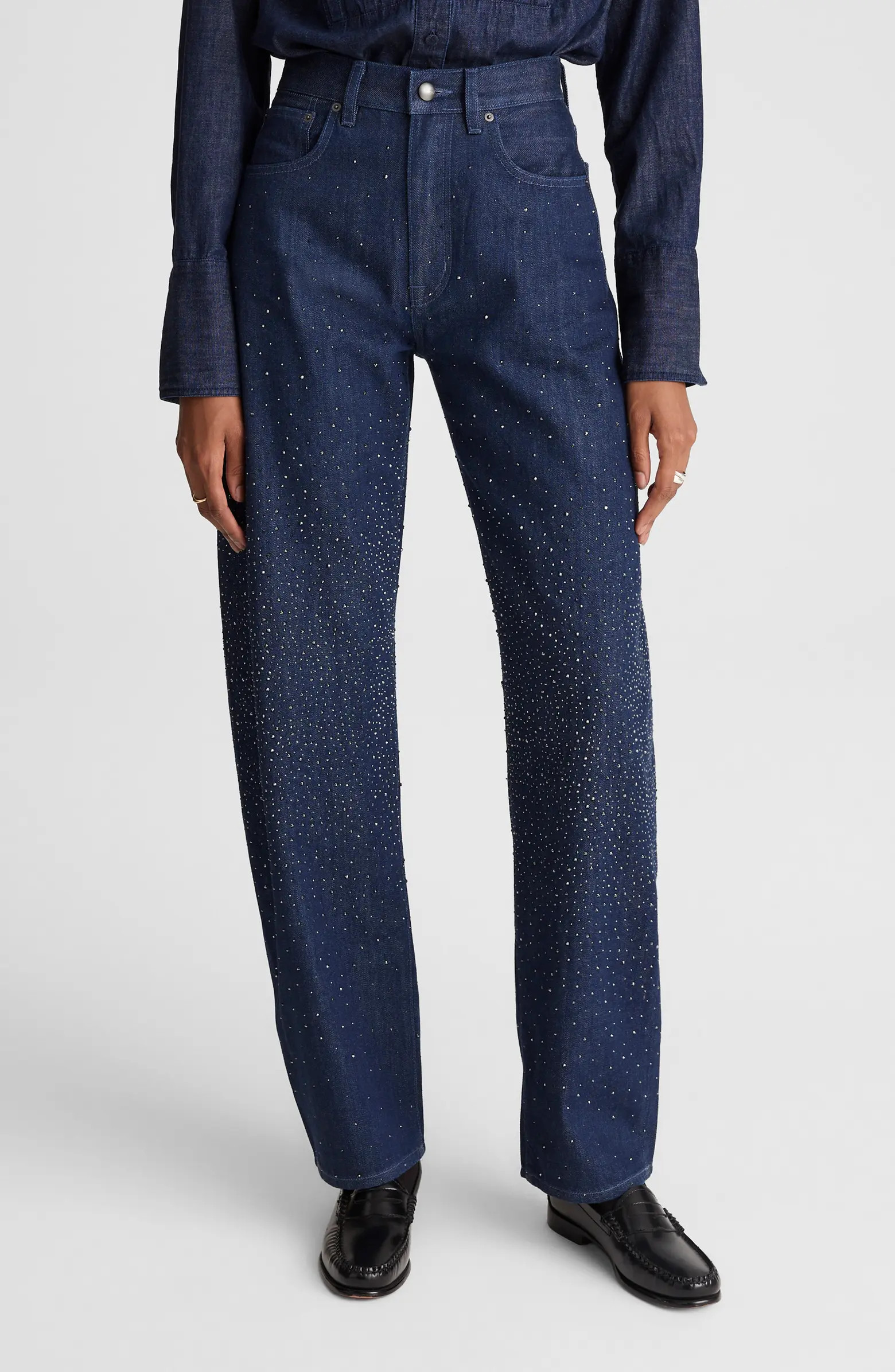 Madewell The Embellished Balloon Jeans | Nordstrom | Nordstrom