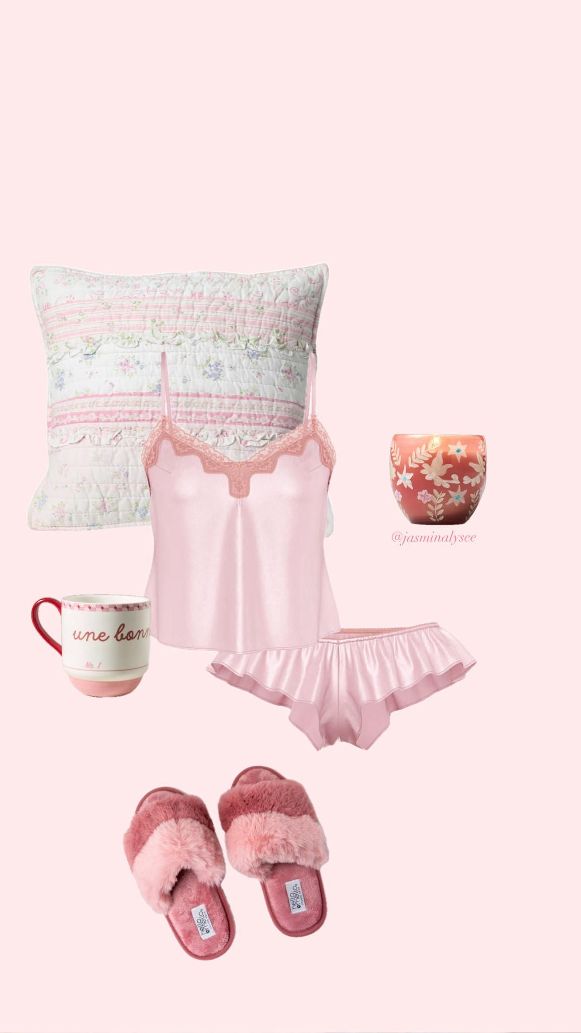 Girly pj set styled! 🎀

#LTKSummerEdit #LTKStyleTip #LTKFindsUnder100