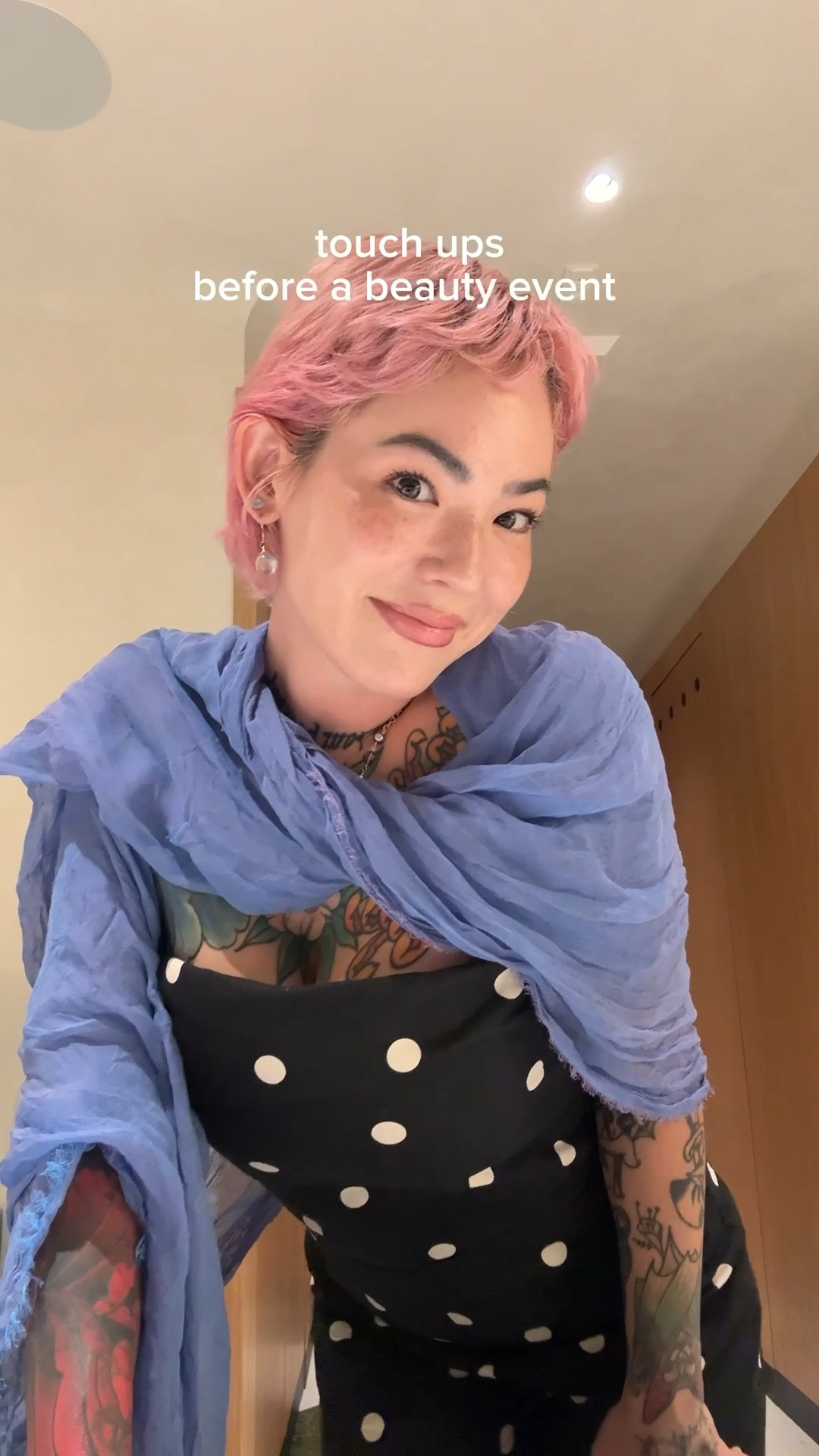 Quick and easy makeup touches in my favorite polka dot jumpsuit and the perfect throw handbag 

#LTKNYFW #LTKTall #LTKBeauty