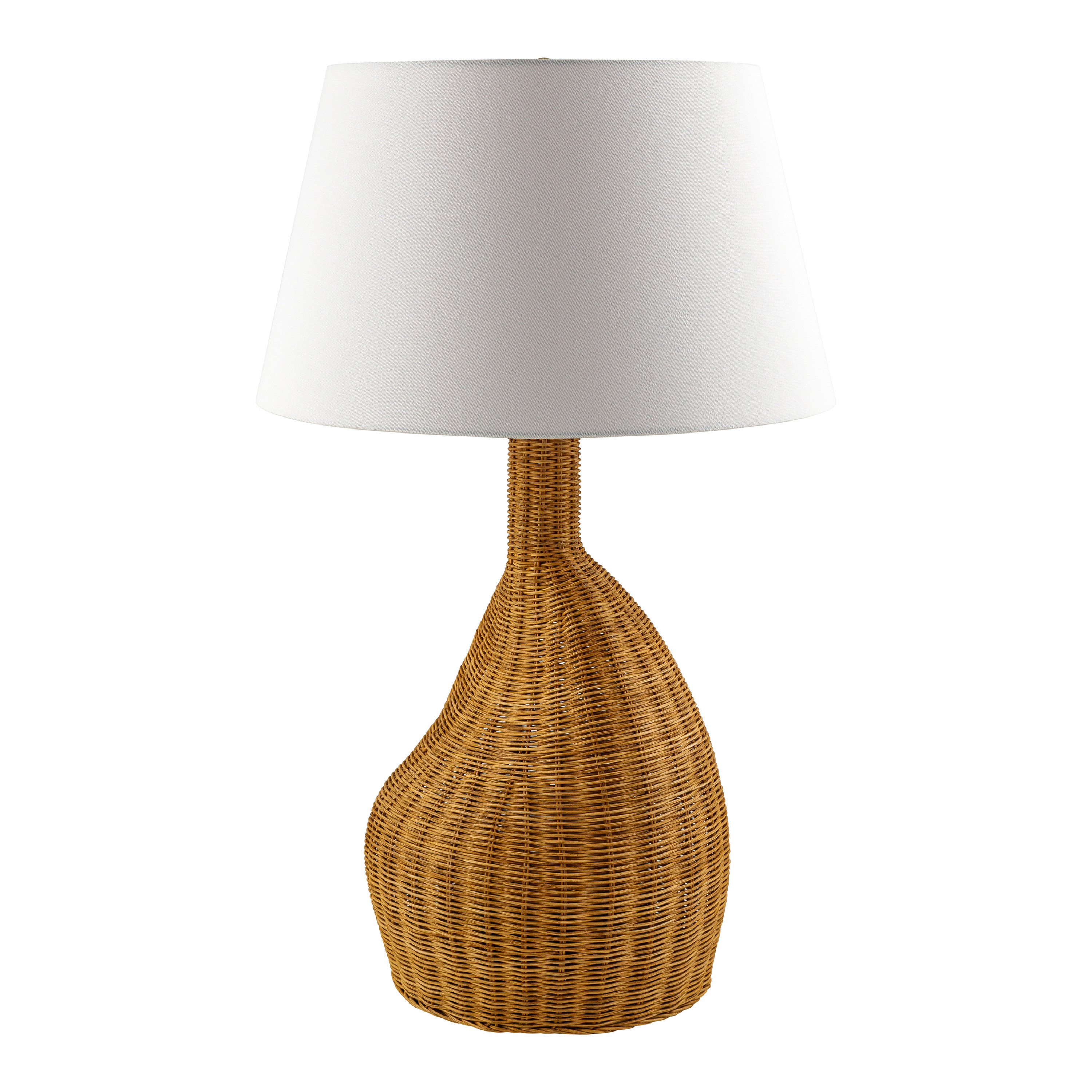 Corbet Natural Woven Rattan Table Lamp | World Market