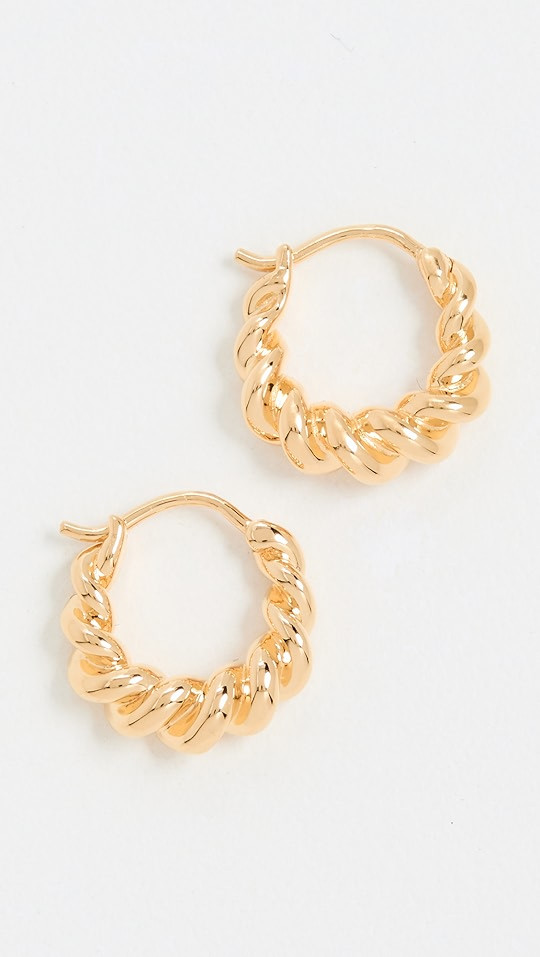 Gold Mini Tidal Hoops | Shopbop