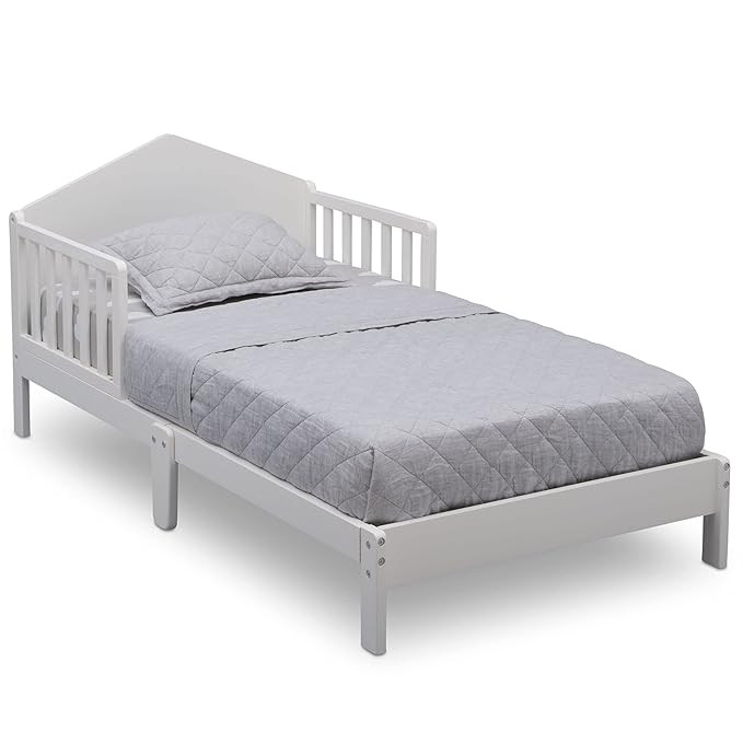 Delta Children Homestead Toddler Bed - Greenguard Gold Certified, Bianca White | Amazon (US)