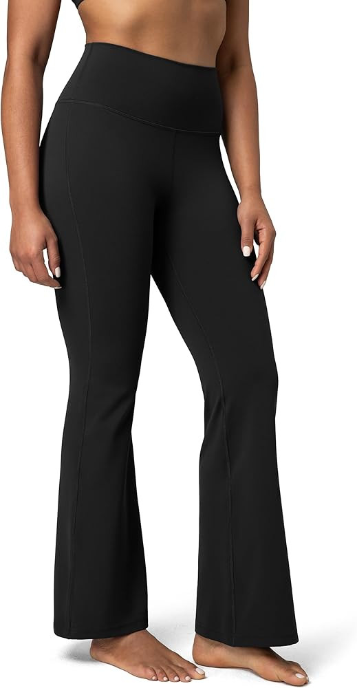 Colorfulkoala Women's Dreamlux Workout Flare Leggings High Waisted Wide Leg Bootcut Yoga Pants 29... | Amazon (US)