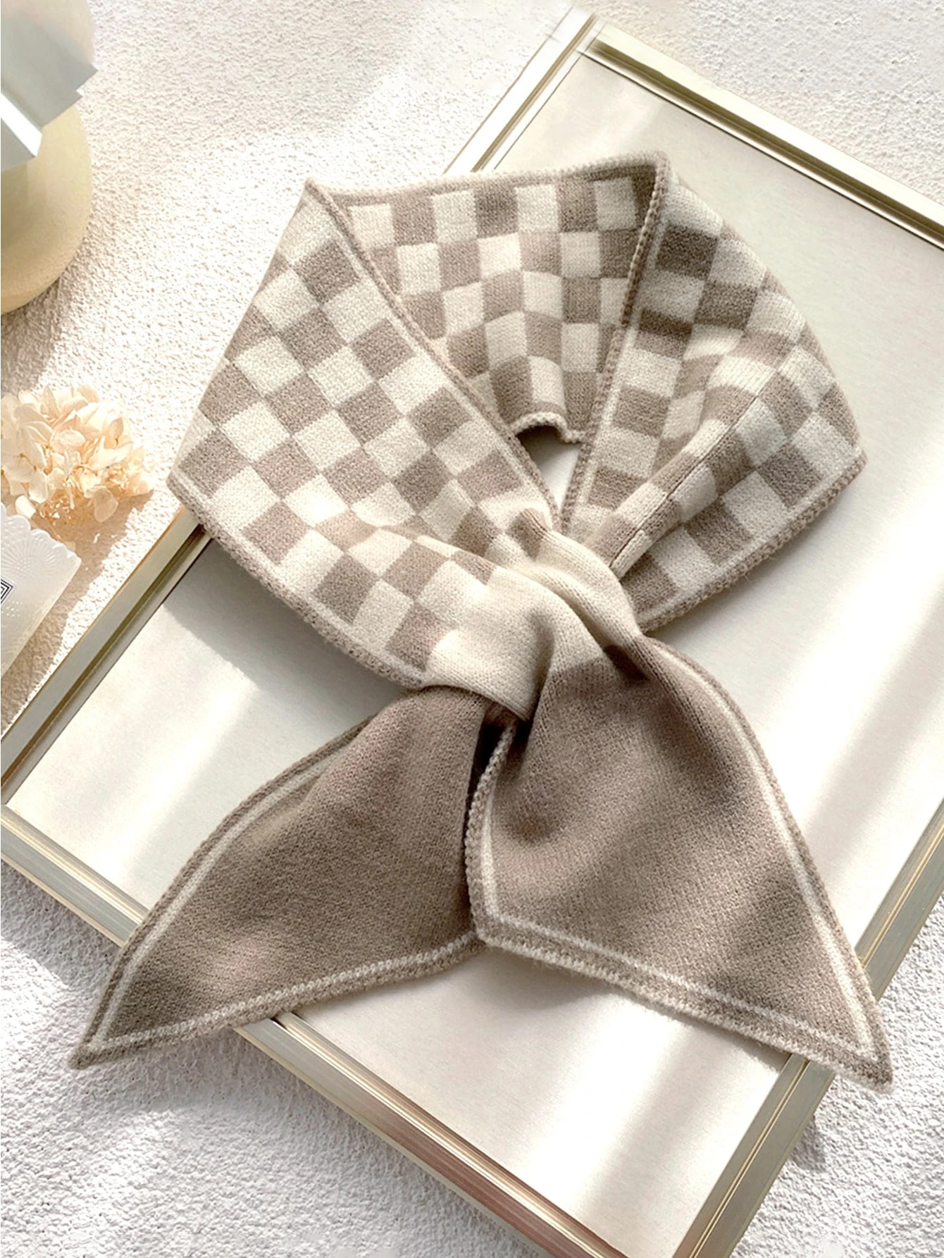 Two Tone Twilly Scarf | SHEIN