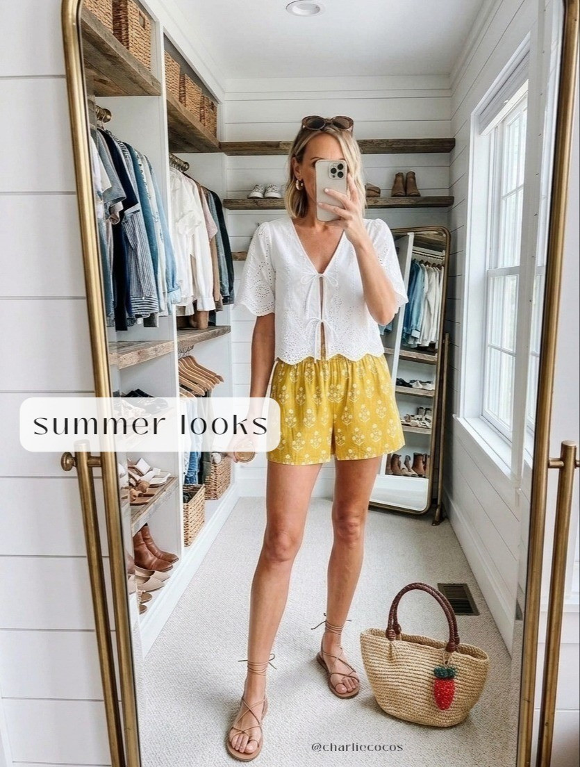Easy summer outfit! Cool and comfortable! Marea shorts. Linen. Strappy sandals. Tkees. Jcrew summer. Vacation outfits. Vacation wardrobe. Swim cover ups. Swim. Summer bags. Bag charms. Mom outfits. Summer shorts outfit. Summer sandals. Tuckernuck. Amazon. New summer haul. 

#LTKootd #LTKSwim #LTKTravel