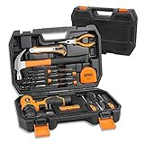 DNA MOTORING Orange 27 PCs 12V 1300mAh Lithium Cordless Drill & Home Hand Repair Kit Combination Too | Amazon (US)