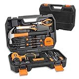 DNA MOTORING Orange 27 PCs 12V 1300mAh Lithium Cordless Drill & Home Hand Repair Kit Combination Too | Amazon (US)