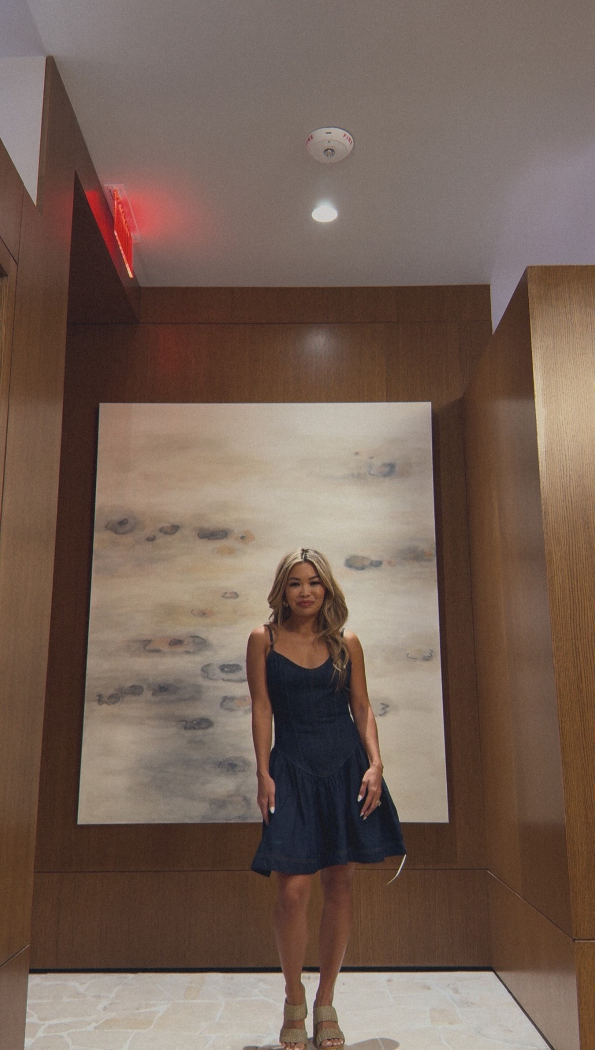 Perfect for Texas. V waist, spaghetti strap, flirty hem that’s perfect with a boot, or sandal.

XS