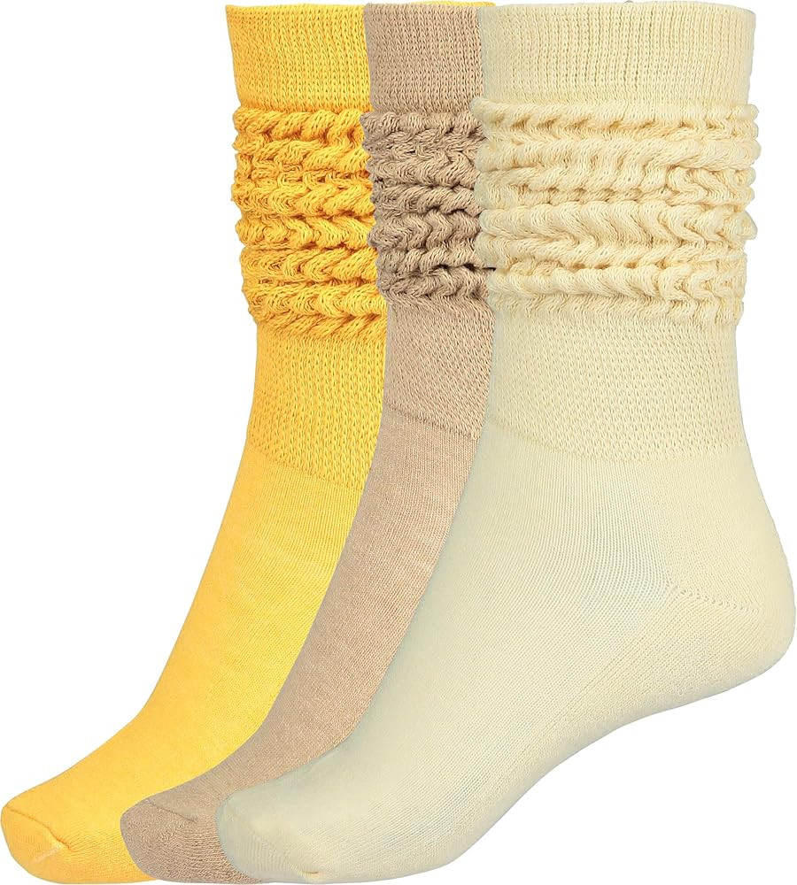 BomKinta Slouch Socks Women Thigh High Boot Socks Soft Scrunch Socks Size 5-11 | Amazon (US)