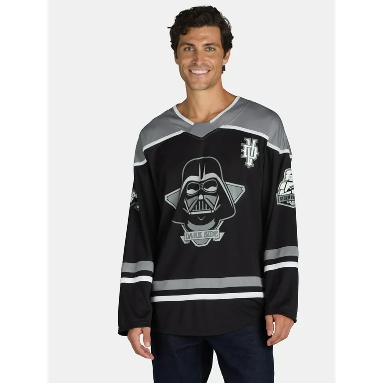 Star Wars Darth Vader Men's Graphic Hockey Jersey, Sizes XS-3XL | Walmart (US)